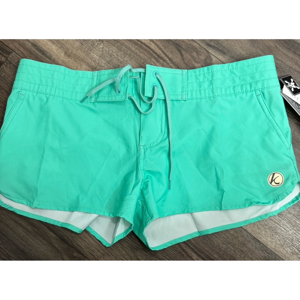 Women's Performance Wear Running Shorts Dri-Fit Mint Stretch‎ Lg NWT